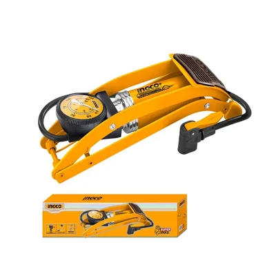 Ingco 120 Psi Foot Pump, Steel Cylinder and Rubber Pedal (MPP5511)