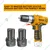 INGCO 12V 10 mm Lithium-Ion Cordless Impact Drill with Accessories, 1500 RPM (CIDLI12201)
