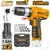 INGCO 12V 10 mm Lithium-Ion Cordless Impact Drill with Accessories, 1500 RPM (CIDLI12201)