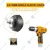 INGCO 12V 10 mm Lithium-Ion Cordless Impact Drill with Accessories, 1500 RPM (CIDLI12201)