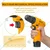 Ingco 12 V 10 mm Lithium-Ion Cordless Drill with Battery and Accessories, 750 RPM (CDLI12422)