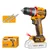 Ingco 13mm 20V Compact Brushless Cordless Metal Chuck Drill With Cr-V Bits, 0-500/0-2000 RPM (CDLI205581)