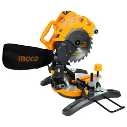 Ingco 210 mm 1400 Watt Mitre Saw With Accessories, 5000 RPM (BMS14007)