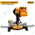 Ingco 210 mm 1400 Watt Mitre Saw With Accessories, 5000 RPM (BMS14007)