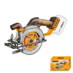 Ingco 140 mm 20V Lithium-Ion Cordless Circular Saw With Cutting Blade, 6300 RPM (CSLI1402) 