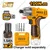 Ingco 12V 6.35 mm (1/4") Lithium-Ion Cordless Impact Driver With Battery & Accessories, 2800 BPM (CIRLI12015)