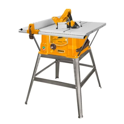 Ingco 254 mm 1500 Watt Table Saw with Stand, 4500 RPM (TS150078)