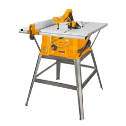 Ingco 254 mm 1500 Watt Table Saw with Stand, 4500 RPM (TS150078)
