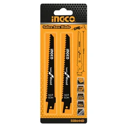 Ingco 150 mm Reciprocating Saw Blades for Wood Cutting (SSB644D) 