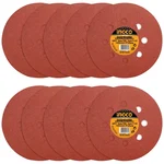 INGCO 150 mm (6 Inches) Sanding Sheet For Random Orbital Sander (AKRS150051) - Pack of 2 (10 pcs)