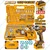 Ingco 12.7mm (1/2") 20V Cordless Impact Wrench With 152 Pcs Tool Set (HKTHP31521)