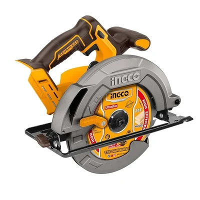 Ingco 185 mm 20V Lithium-Ion Cordless Circular Saw with Cutting Blade, 4800 RPM (CSLI1851)