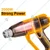 Ingco 2000 Watt 220-240V Heat Gun (HG200047)