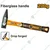 INGCO 200 gms Machinist Hammer with Drop-Forged Type Head & Fiberglass Handle (HMH82200)