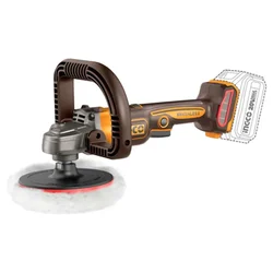 Ingco 180mm 20V Cordless Brushless 6-Speed Adjustment Polisher With Accessories, 400-2500 RPM (APLI2018)