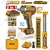 Ingco 20V 2Ah Brushless 300Nm Impact Wrench Combo Kit with Lamp CIWLI20451 COSLI23056