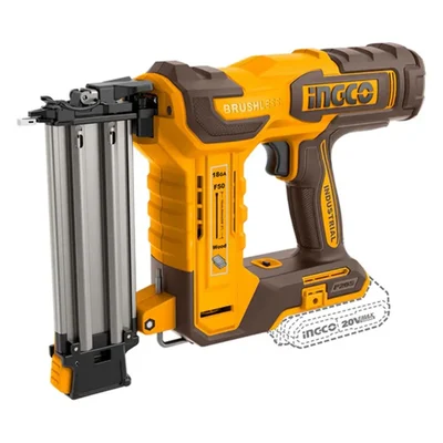 Ingco 20V Cordless Lithium-Ion Brad Nailer Kit With Accessories (CBNLI5005)