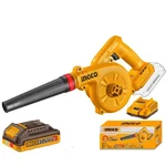 Ingco 2.8m³/min Air Volume Rate 20V Cordless 3-Speed Setting Air Blower With Battery & Charger, 13000/16000/19500 RPM (CABLI20682)