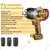 Ingco 19mm (3/4") 20V Cordless BL Impact Wrench With Sockets & Without Battery-Charger, Max. Torque 1350N.m (CIWLI201351)