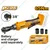 Ingco 3/8 Inch 20V Cordless Drive Ratchet With 3 Pcs Sockets, 250 RPM (CDRLI2060151)
