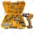 Ingco 13mm (1/2") 20V Cordless, Metal Chuck, 66N.m Torque Capacity Impact Drill With 165 Pcs Accessories Tools Set (HKTHP11651)