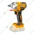 Ingco 20V 1/2" Lithium-Ion Cordless Impact Driver & Wrench with Accessories, 2300 RPM (CIWLI20208)