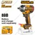 Ingco 1/2" 20V Lithium-Ion Cordless Impact Wrench With Variable Speed Function & Socket Set, Max. Torque 500 N.m (CIWLI20501)