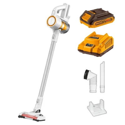 Ingco 20V Lithium-Ion Cordless Vacuum Cleaner with Accessories (CVLI2006)