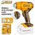 Ingco 20V Lithium-Ion Cordless Heat Gun With Accessories (HGLI2002)
