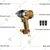 Ingco 1/2" 20V Lithium-Ion Cordless Impact Wrench With Sockets Set, Max. Torque 850 N.m  (CIWLI20851)