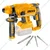 INGCO 22mm 20V Cordless Rotary Hammer With Drill Bits & Chisel, 1350 RPM (CRHLI2201)
