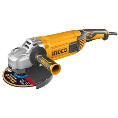 Ingco 230 mm 2400 Watt Angle Grinder With Accessories, 6400 RPM (AG24008)