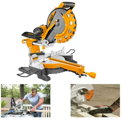 Ingco 305 mm 2400 Watt Miter Saw with Accessories, 4500 RPM (BM2S24007)