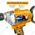 Ingco 1100 Watt 2 In 1 Drill Cum Mixer with Forward/Reverse Function & Suitable for Mixing Cement, Paint (MX11008)