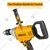 Ingco 1100 Watt 2 In 1 Drill Cum Mixer with Forward/Reverse Function & Suitable for Mixing Cement, Paint (MX11008)