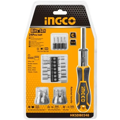 Ingco 24 Pcs Screwdriver Set (HKSDB0248)