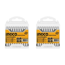 Ingco 20 Pcs 25 mm Magnetic Screwdriver Bit Set (SDB11PZ213)- Pack Of 2