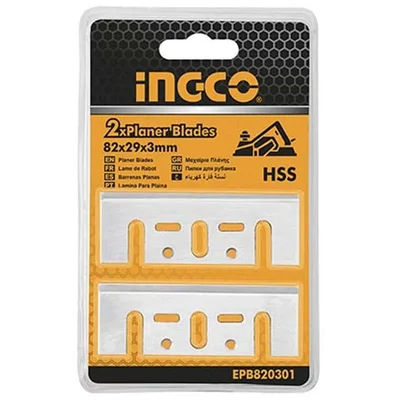 Ingco 2 Pcs 82 X 29 X 3 mm HSS Planer blade (EPB820301)