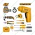 INGCO 4 V Lithium-Ion Cordless Screwdriver with 38 pcs Household Tools Set (HKTHP10381)