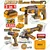 Ingco 3 pcs 20V Cordless Rotary Hammer, Angle Grinder & Impact Drill Combo Kit, 2000 RPM (COSLI241198)