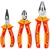 INGCO 3 pcs Insulated Pliers Set For Electrical Work (HIKPS28318)