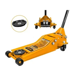 Ingco (HFJ304) 3 Ton Capacity Hydraulic Floor Jack With Double Piston/Pump Mechanism-515 mm Maximum Lifting Height