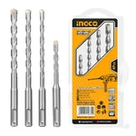 Ingco 4 Pcs SDS-Plus Hammer Drill Bit Set (AKDB2055)