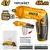 INGCO 1/4 inch 4V Lithium-Ion Cordless Screwdriver with Accessories, 240 RPM (CSDLI0442)