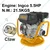 Ingco 5.5 HP Claw Type Gasoline Concrete Vibrator (GVR-2) with 38mm Ingco Vibrator Poker(VBP1381) 