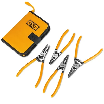 Ingco 5 Inch Circlip Plier Set Of 4 Pcs (HCCPS26125)