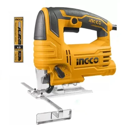 Ingco 65 mm 570 Watt Jig Saw Machine With 3 pcs saw blades, 3000 RPM (JS57028)