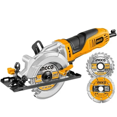 Ingco 125 mm (5 Inch) 750 W 4700 RPM Multi-functional Circular Saw with Cutting Blade and Diamond Disc (MFS1251)