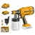 Ingco 800 ml 20V Cordless Paint Spray Gun With Battery, Charger & Accessories, Max. Viscosity 120 DIN-s (CSGLI20406)