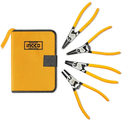 Ingco 7 Inch Circlip Plier Set Of 4 Pcs (HCCPS26180)